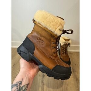 UGG Adirondack III Waterproof Chestnut Leather Winter Boots 1095141 Womens 9 EUC